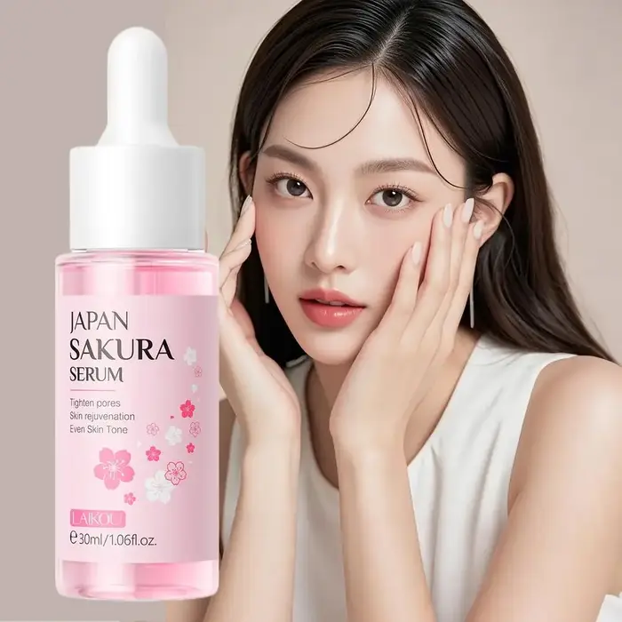 LAIKOU Essence fluide pour le visage à la fleur de cerisier
