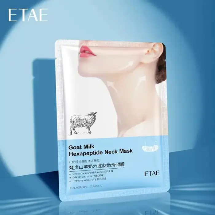 Masque pour le cou au lait de chèvre