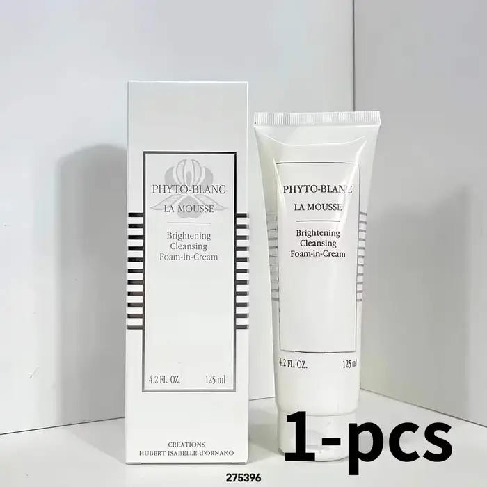 PHYTO-BLANC LA MOUSSE Mousse Nettoyante Éclaircissante en Crème 125ml parfumée