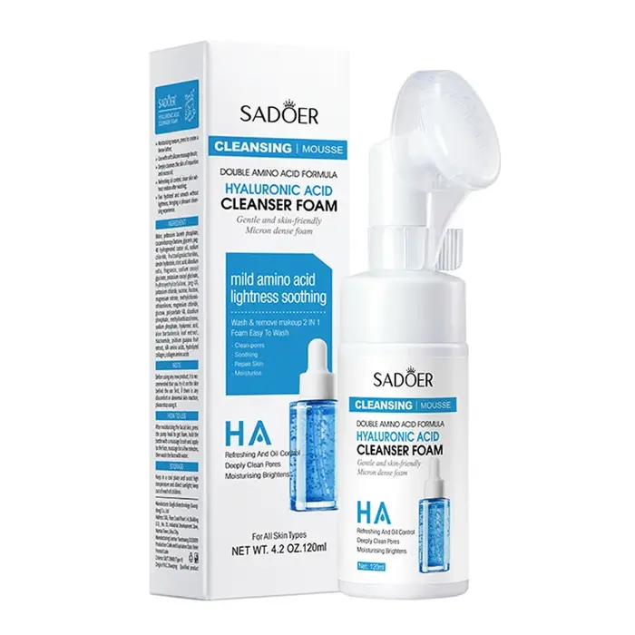 SAODER Q10 vitamine C nettoyant pour le visage mousse de lavage