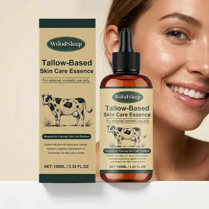 Sérum Visage au Suif de Bœuf – Huile Essentielle Nourrissante pour le Soin