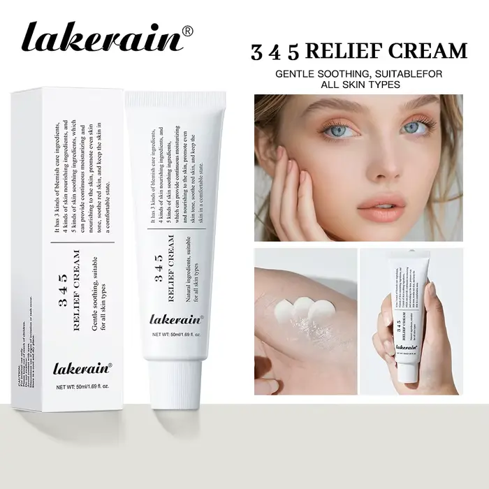 345 crème de soulagement adresse imperfections nourrir la peau et fournir hydratant et apaisant Lift