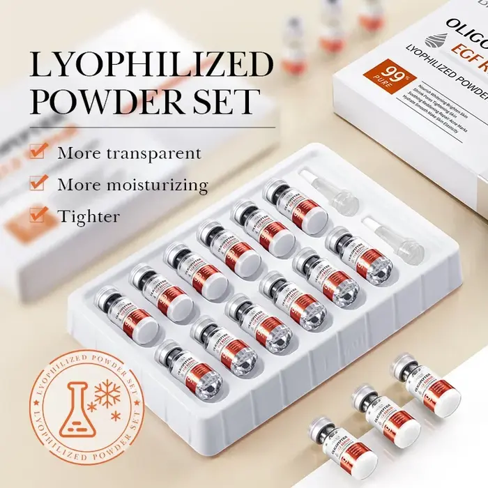 BIOAOUA Oligopeptide visage réparation de la peau ensemble de poudre lyophilisée