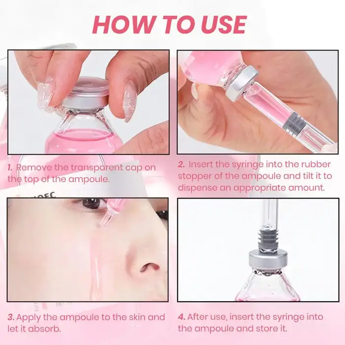 Ampoule PDRN ADN de Saumon – Sérum Visage Réparateur Profond