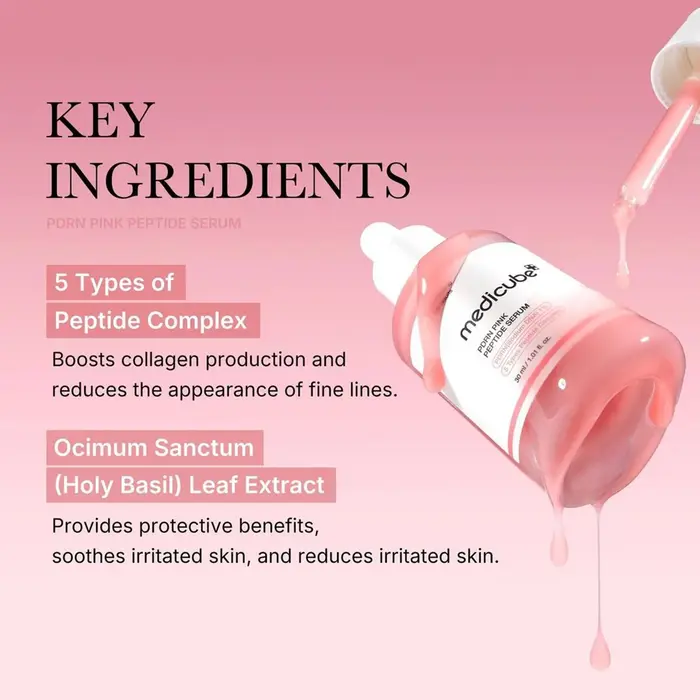 Sérum peptidique rose Medicube Salmon DNA PDRN