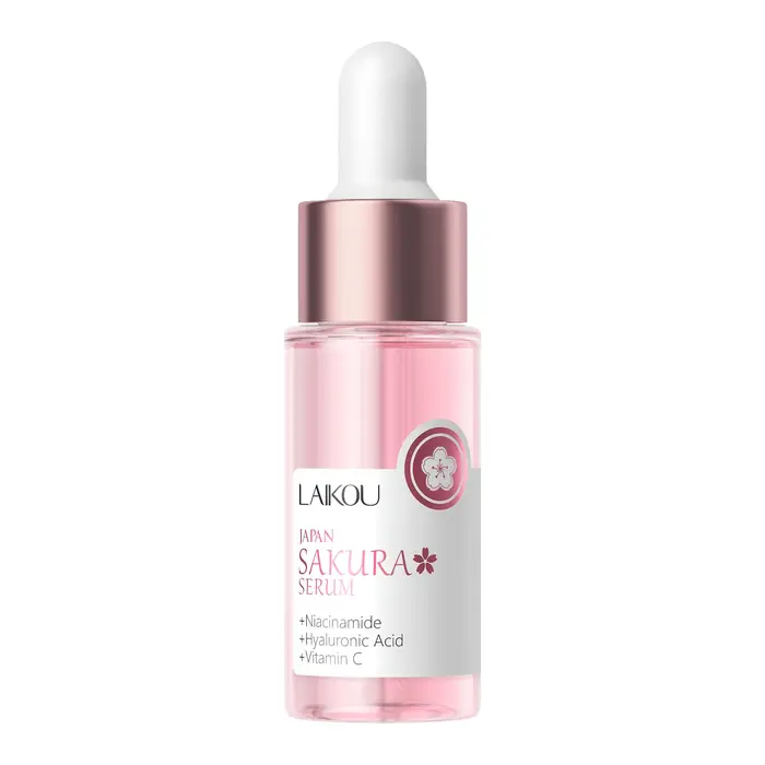 Sérum pour le visage LAIKOU Sakura 17ml, éclaircissant, hydratant, resserre les pores, soin hydratan