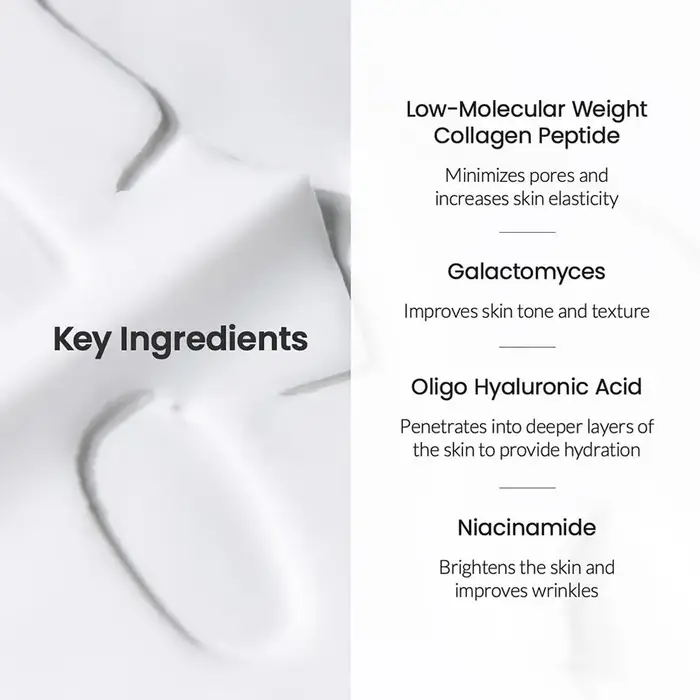Masque en gel bio-collagène coréen hydratant