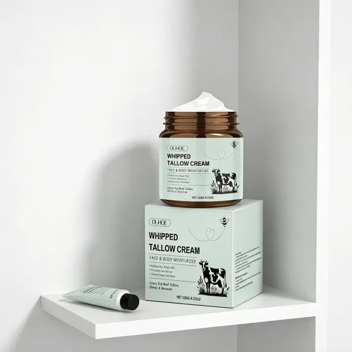 Crème au suif naturelle : Resserre les pores