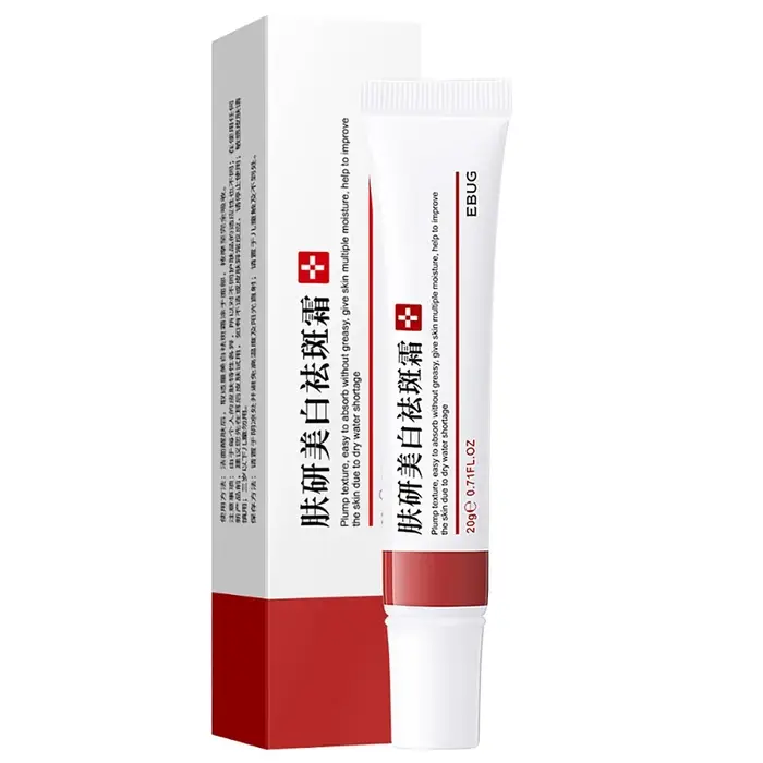 Crème puissante pour blanchir les taches de rousseur
