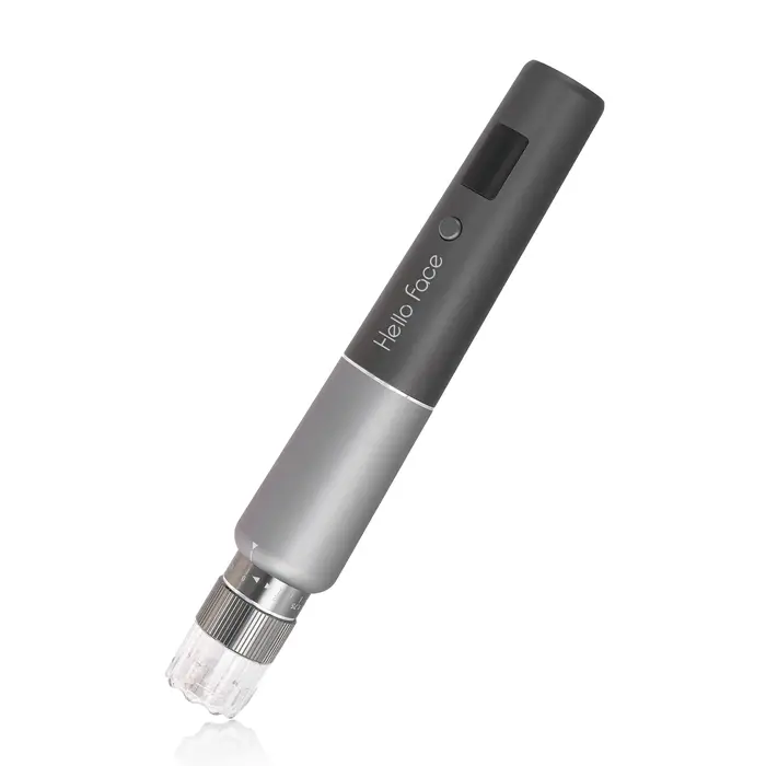 Hello Face Dermapen Électrique Microneedling - 2 Cartouches pour Infusion de Sérum à Domicile