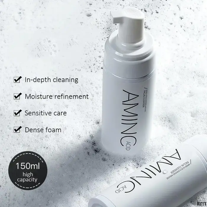 Mousse nettoyante aux acides aminés