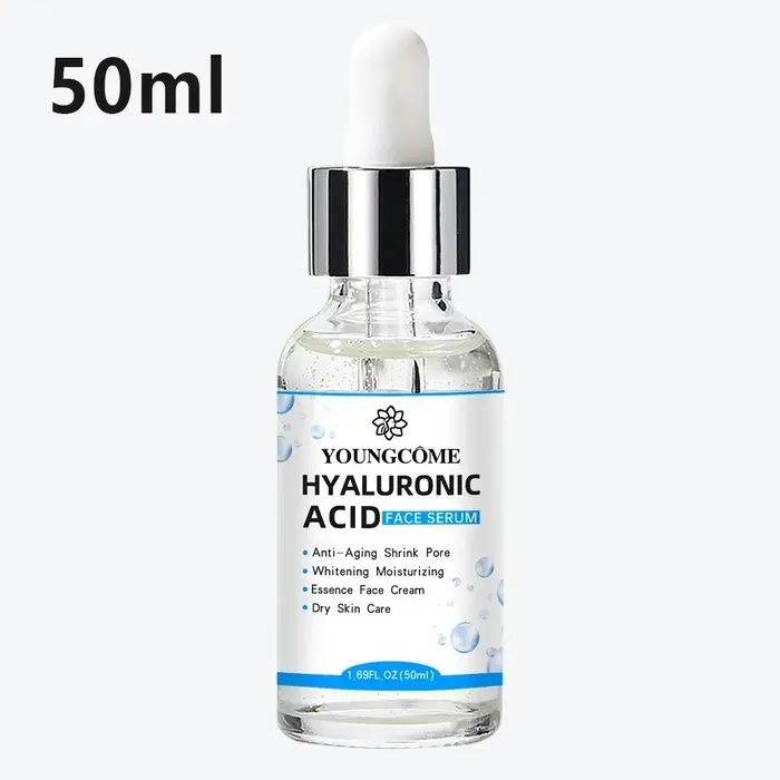 L'acide hyaluronique illumine le teint rétrécit le visage hydratant la peau sèche rendant votre