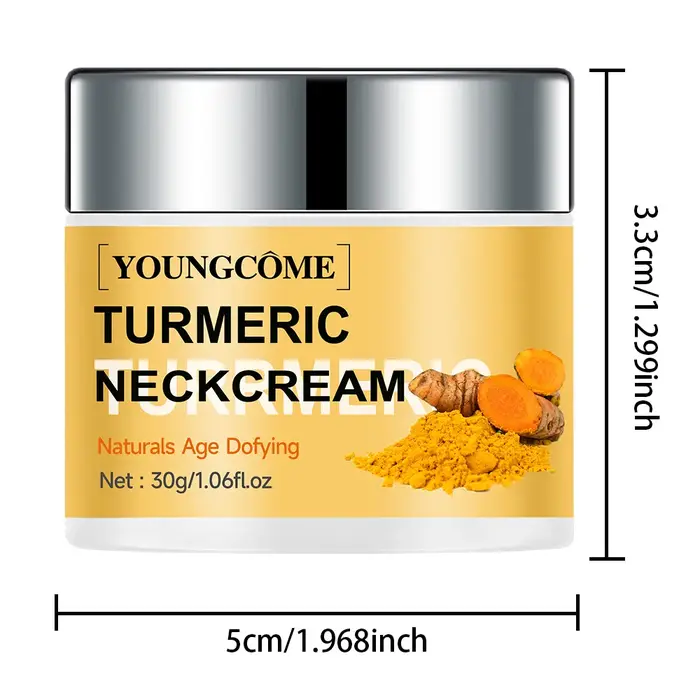    YOUNGCOME crème hydratante au curcuma pour le cou augmenter l'élasticité de la peau améliorer la