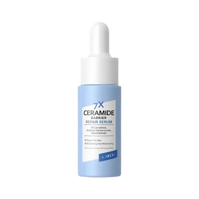 Sérum réparateur de barrière cutanée à 7X de céramides, hyaluronate de sodium, hydratant, éclairciss