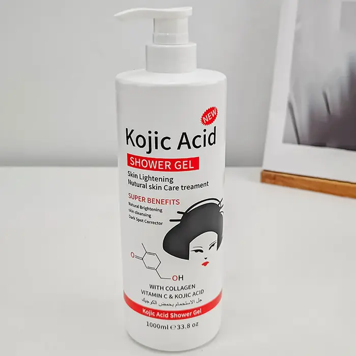 Gel douche à l'acide kojique