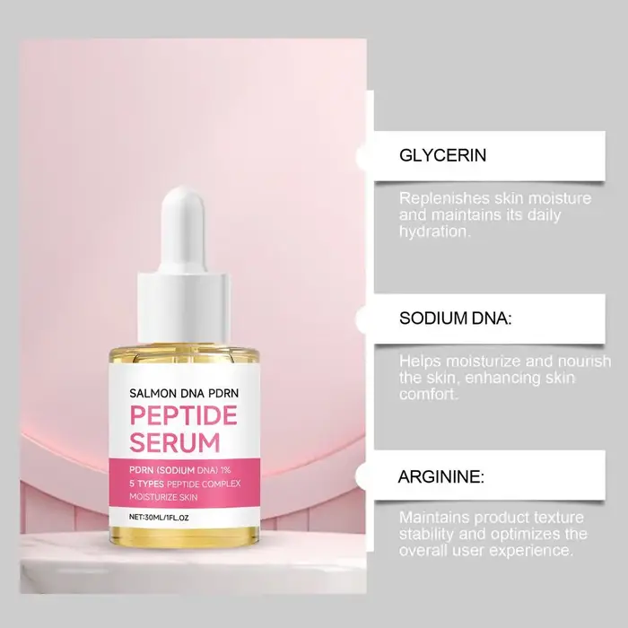 Sérum Facial au ADN de Saumon PDRN Peptide Hydratant