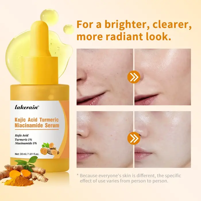 Sérum au curcuma à l'acide kojique