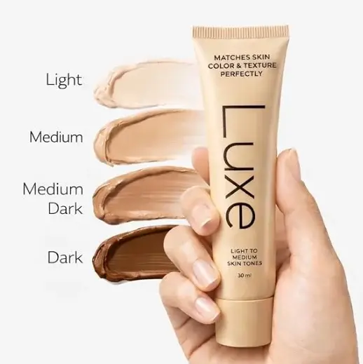Fond de teint liquide changeant de couleur Luxe 12 heures longue tenue