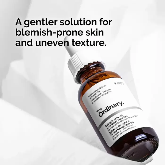 Solution anhydre à l'acide salicylique à 2 %