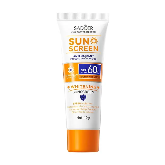 SAODER Spf 60 + crème solaire pour visage corps