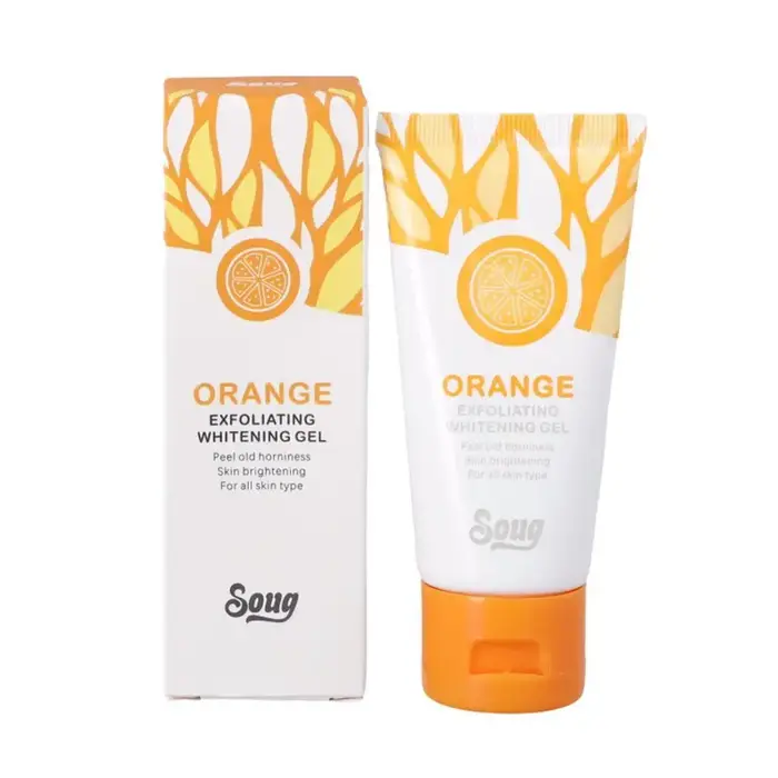 Gel exfoliant aux acides de fruits, Soin pour une peau éclatante, Exfoliant visage, Crème nettoyante