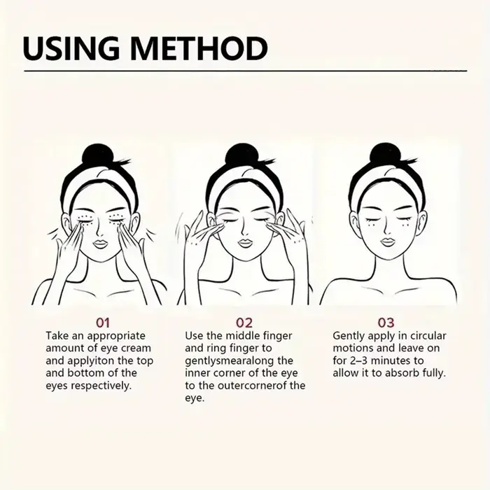 Crème pour les yeux, antioxydant éclaircissant aux vitamines