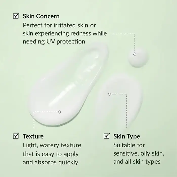 Crème solaire Dr.Althea au thé vert et crème solaire Aqua Glowing