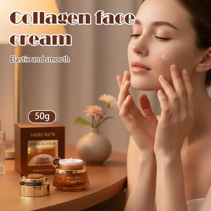 Crème raffermissante pour le visage au collagène