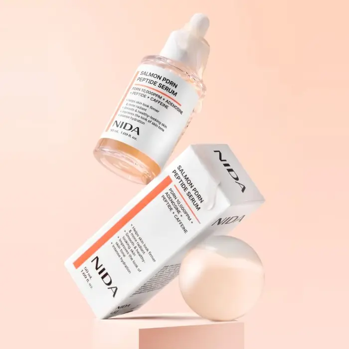 Sérum Peptidique PDRN au Saumon Hydratation Profonde Essence Hydratante pour la Peau Hydrate, Rend la Peau Claire, Lisse et Lumineuse Soin Apaisant