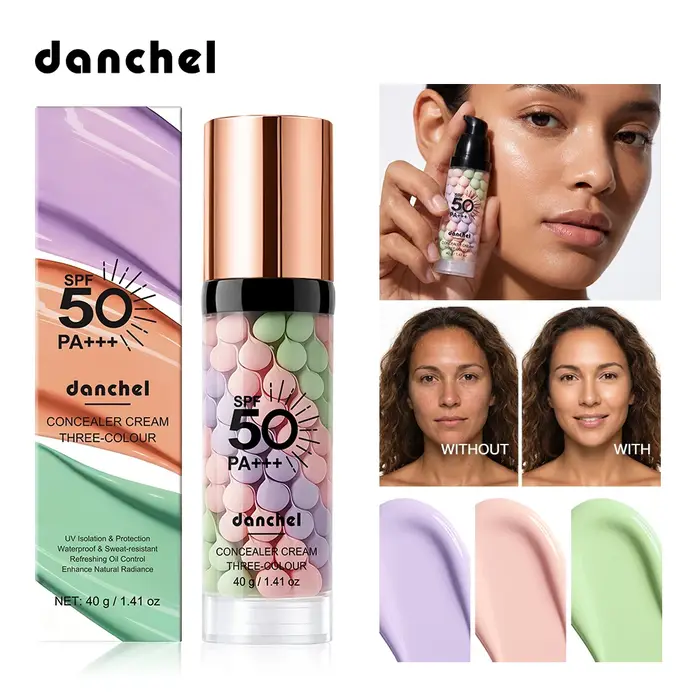 Crème Correctrice Solaire 3 Couleurs Hydratante SPF50+ Protection