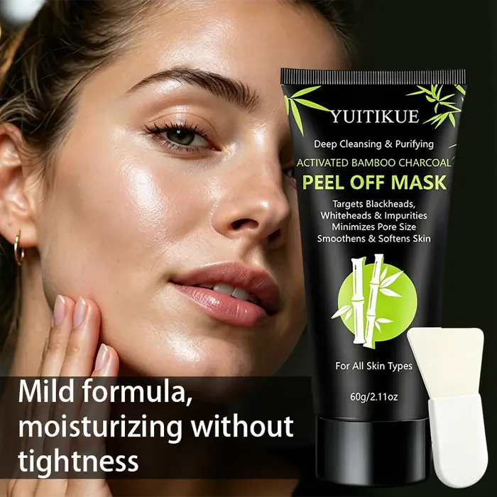 Masque peel-off au charbon de bambou activé