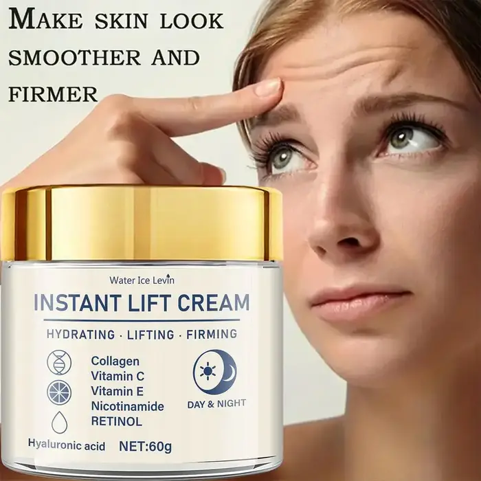 Crème pour le visage à effet liftant instantané