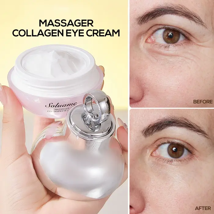 Crème de massage au collagène pour les yeux – Contour