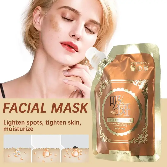 Masque hydratant au rétinol doré