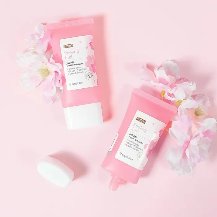 Gel exfoliant en fleurs de cerisier