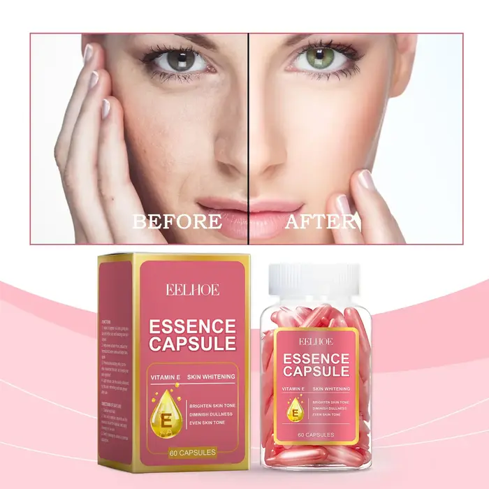 Capsule dissolvant de taches foncées de vitamine E Visage