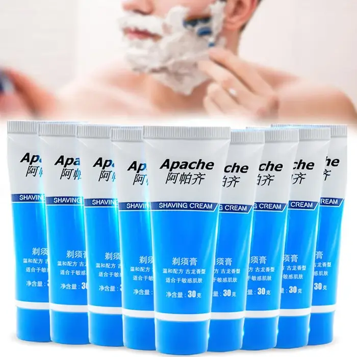 Crème à raser pour hommes, adoucit la barbe, réduit la friction, réduit la stimulation, mousse riche