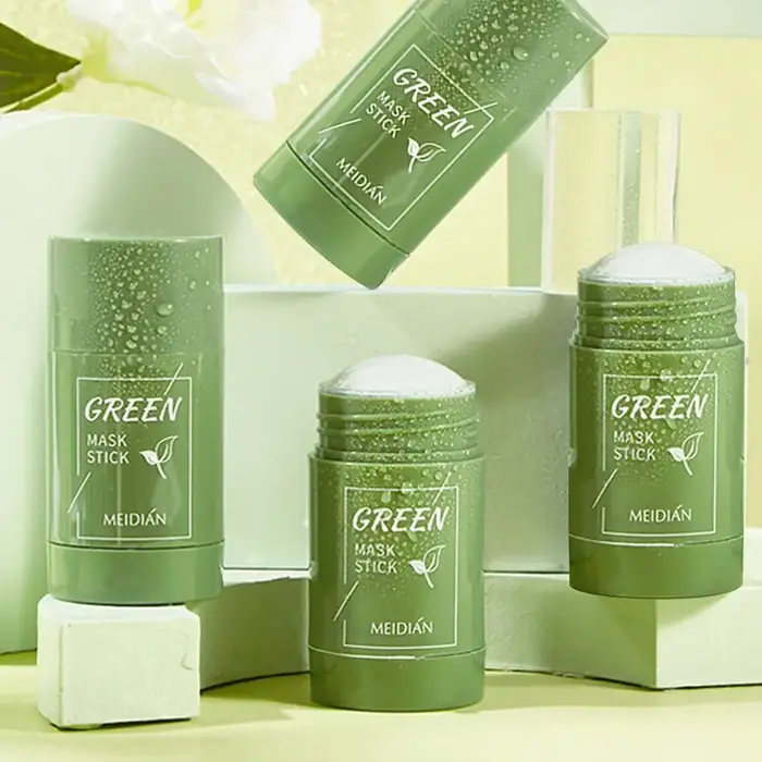 Masque Nettoyant Visage au Thé Vert en Stick – Réduit les Pores