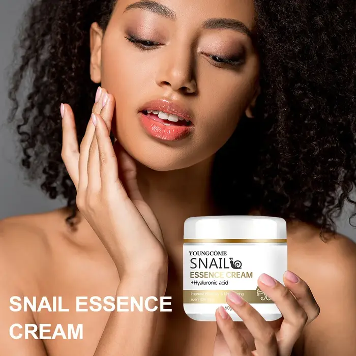 Crème à l'essence d'escargot avec acide hyaluronique