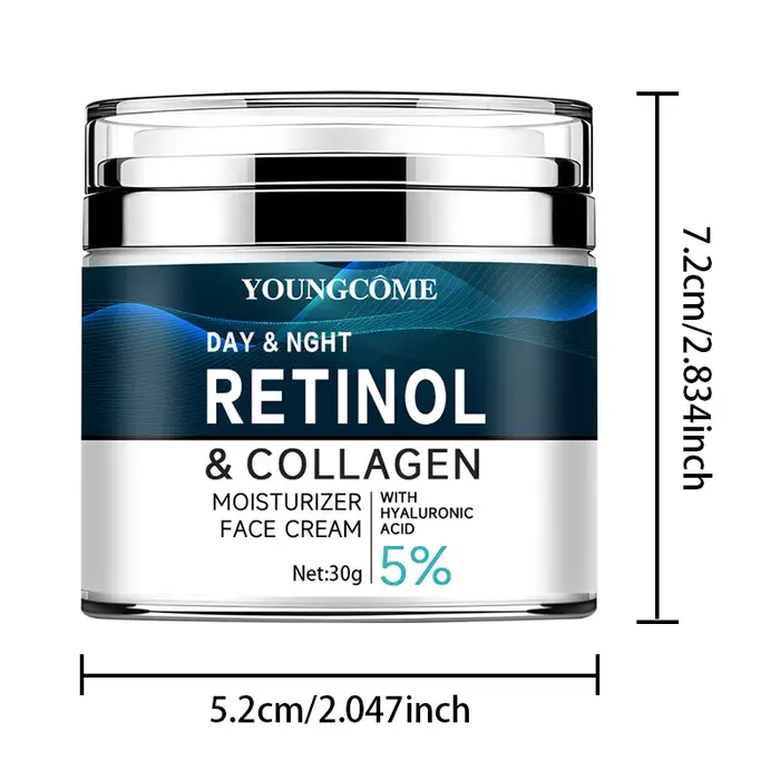 Crème au collagène au rétinol à la vitamine C + E