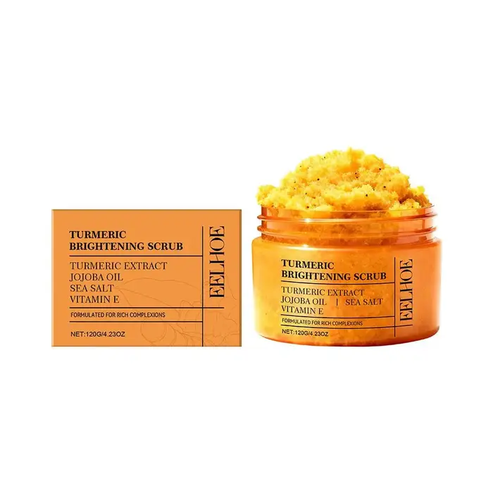 Gommage corporel au curcuma 120G 1/2/3PCS - Exfoliant entièrement naturel pour le corps, le visage,
