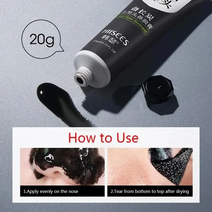 Masque dissolvant de points noirs pour le visage