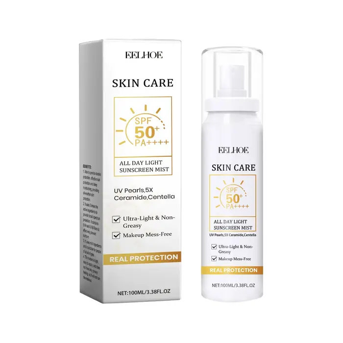 Spray de protection solaire Spf50 +, protection UV, imperméable, durable, bloc solaire, brume d'isol