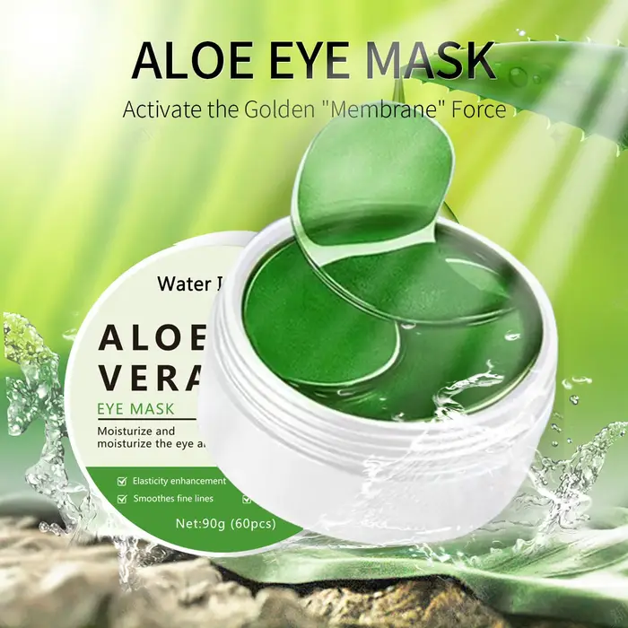 Masque pour les yeux apaisant au collagène d'aloe vera