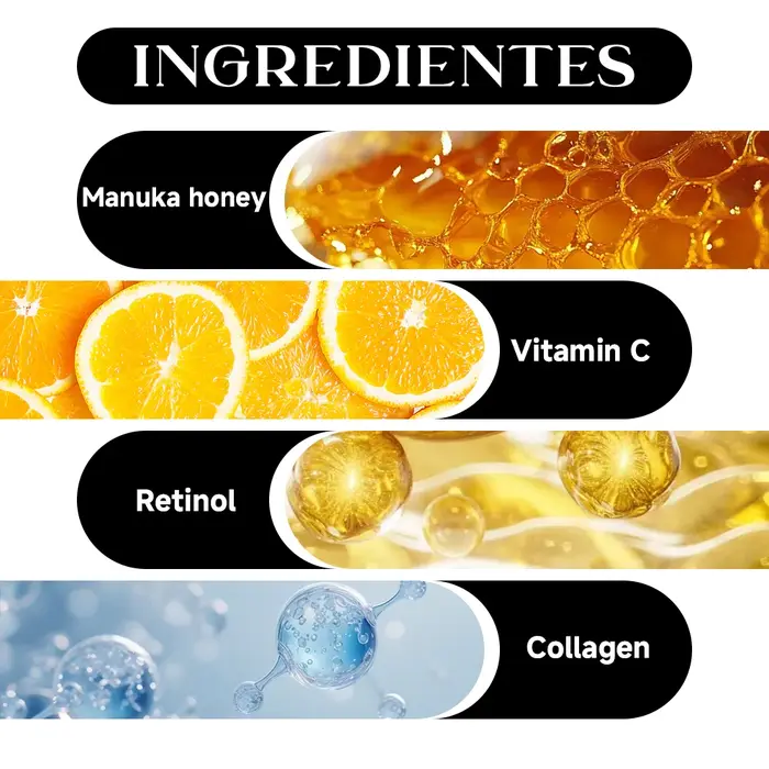 Sérum pour le visage au rétinol et au collagène HISENRAIN - Hydratant intense anti-âge