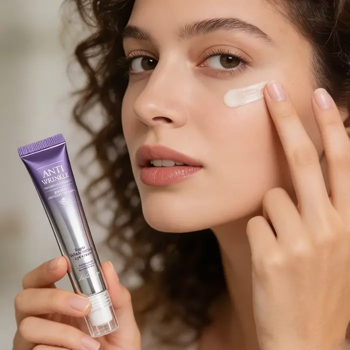 Crème hydratante pour les yeux, hydratante et retenant l'eau, raffermissant la peau des yeux, convie