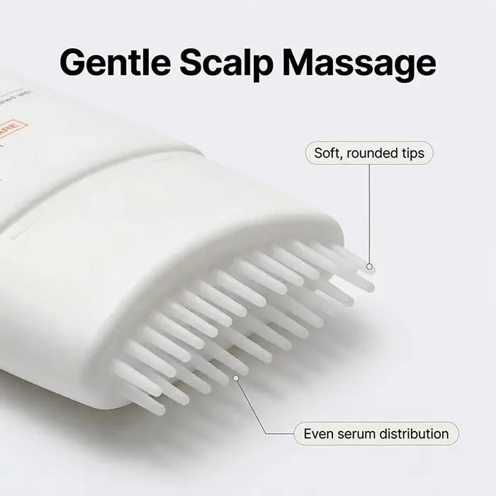 Sérum capillaire avec brosse intégrée