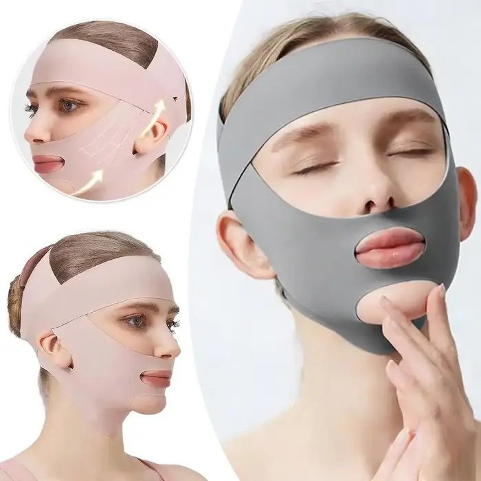 Masque de sommeil sculptant le visage