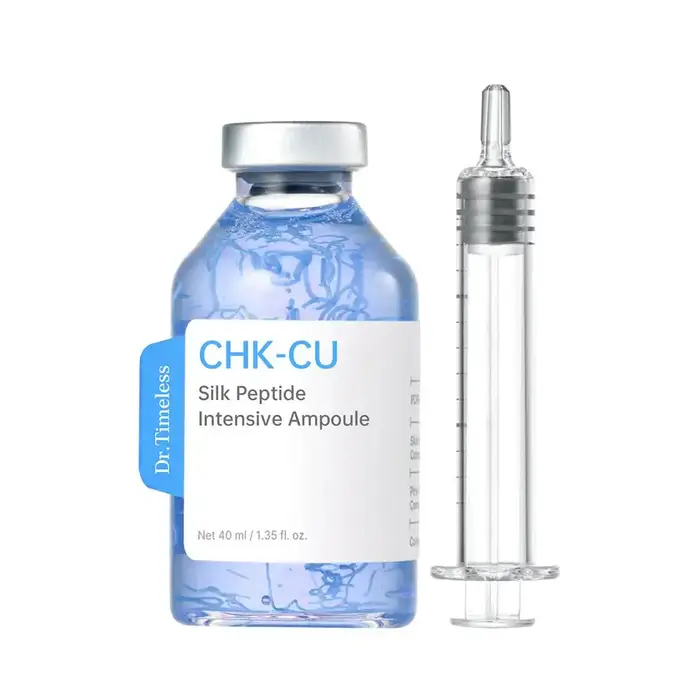 CHK-CU Blue Copper Silk Intensive Collagen Peptide Ampoule Essence, 40ml Sérum réparateur intensif a