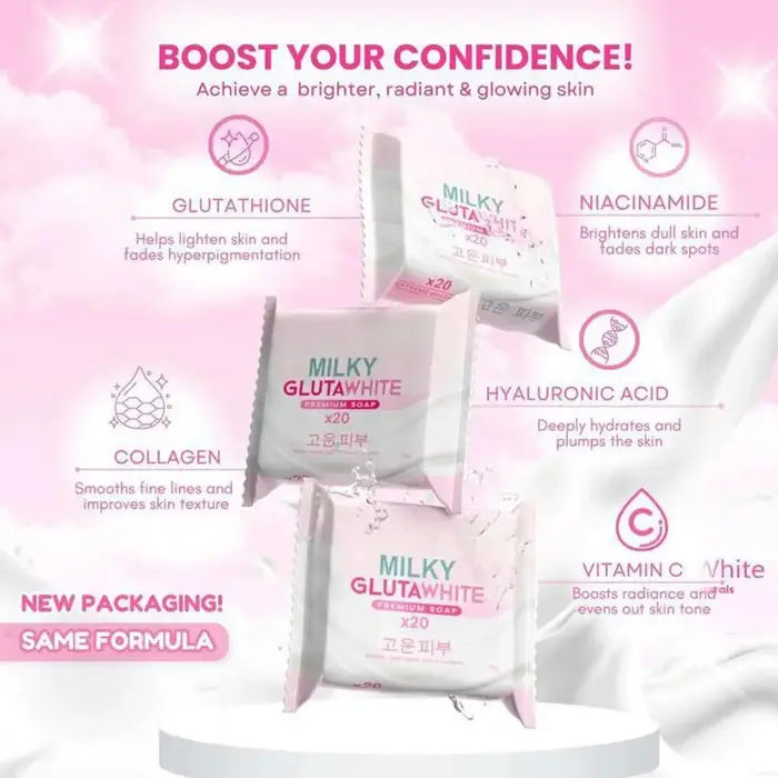 Savon coréen MILKY GLUTAWHITE Premium 70g